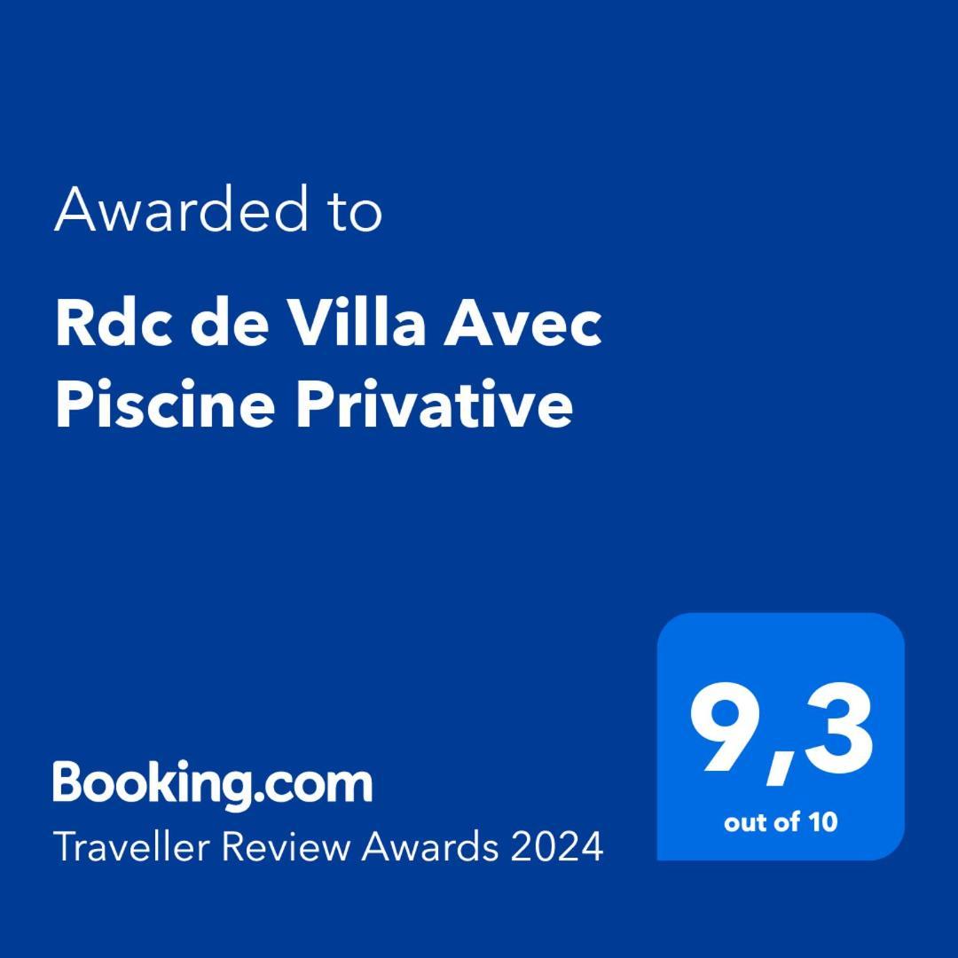 Rdc De Villa Avec Piscine Кавалер-сюр-Мер Экстерьер фото